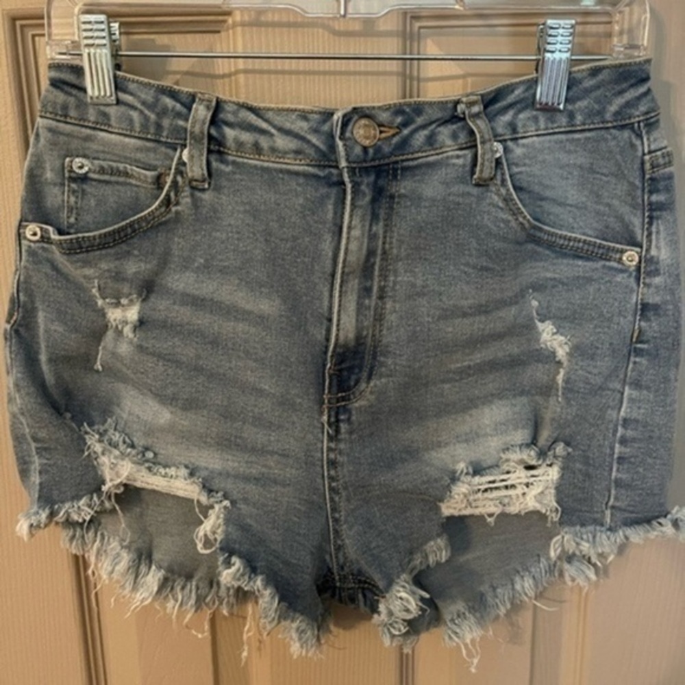 Love Tree Ripped High Waist Shorts